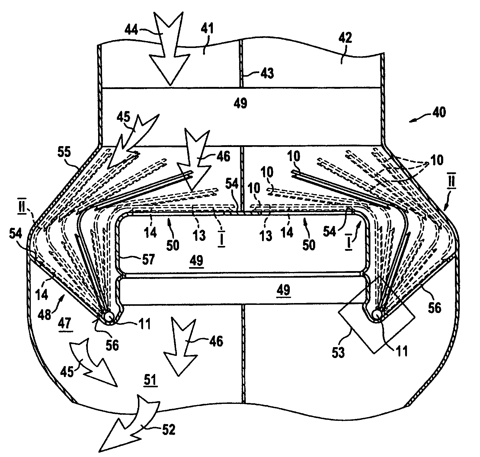 Air channel flap and flow guiding device