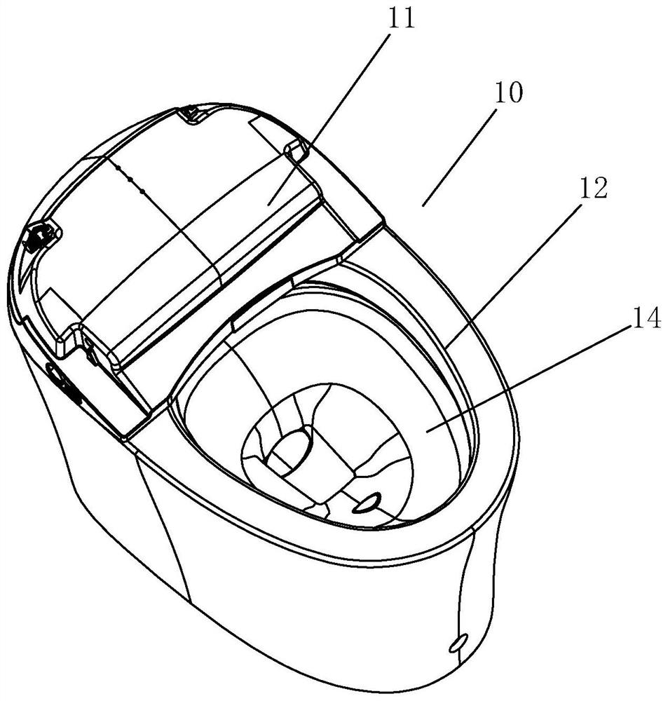 Foaming closestool and foaming method