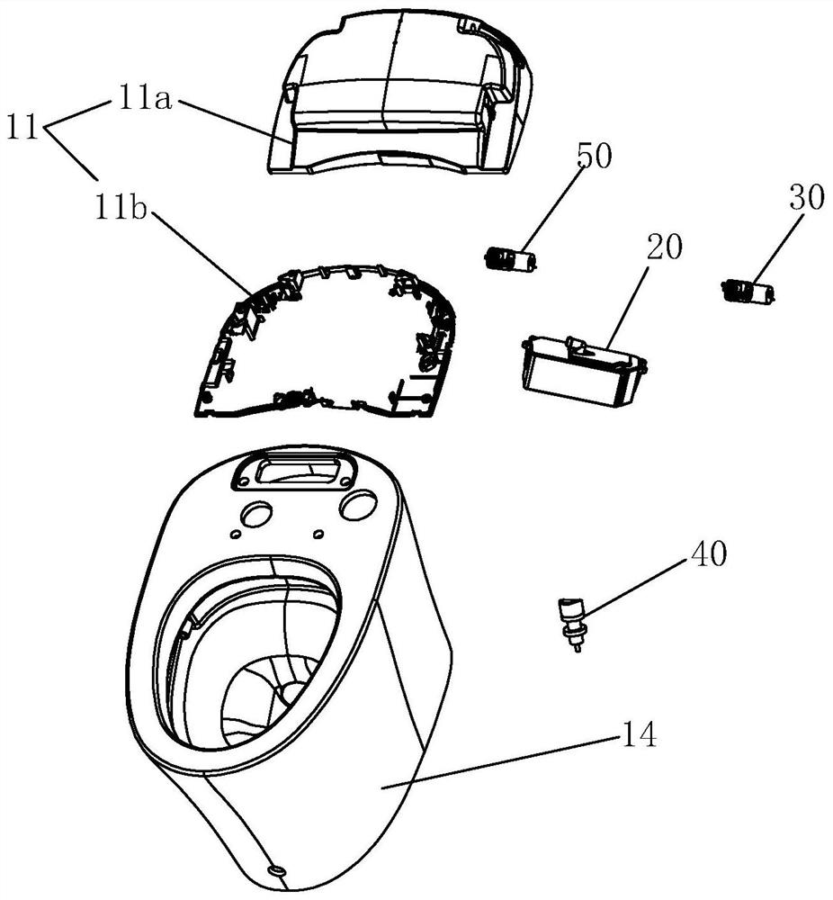 Foaming closestool and foaming method