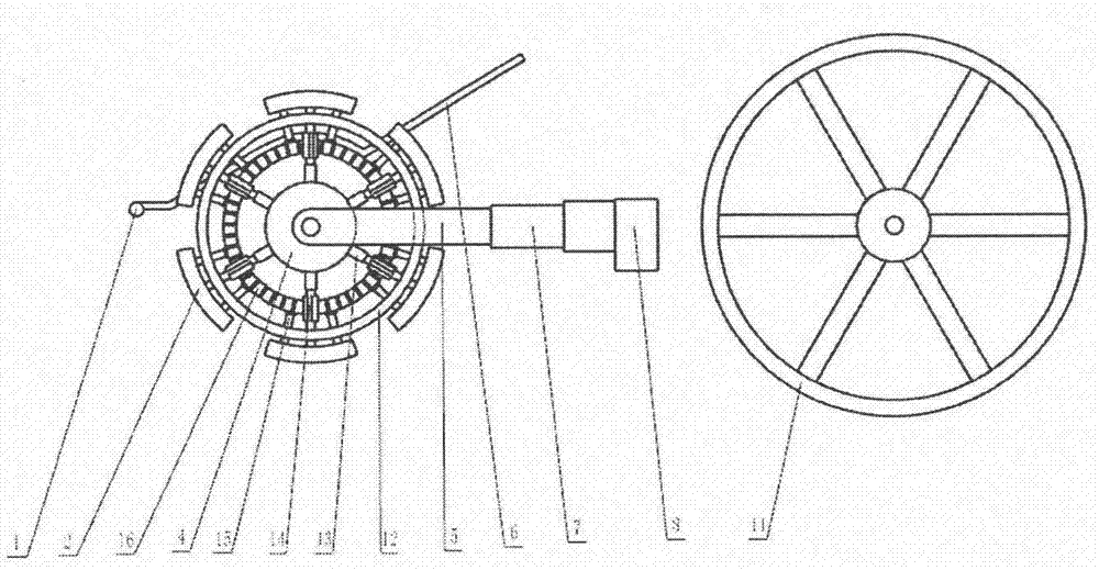 Novel infinitely-variable-speed belt wheel device
