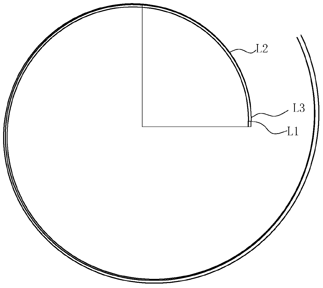 Volute molded line generation method of centrifugal fan