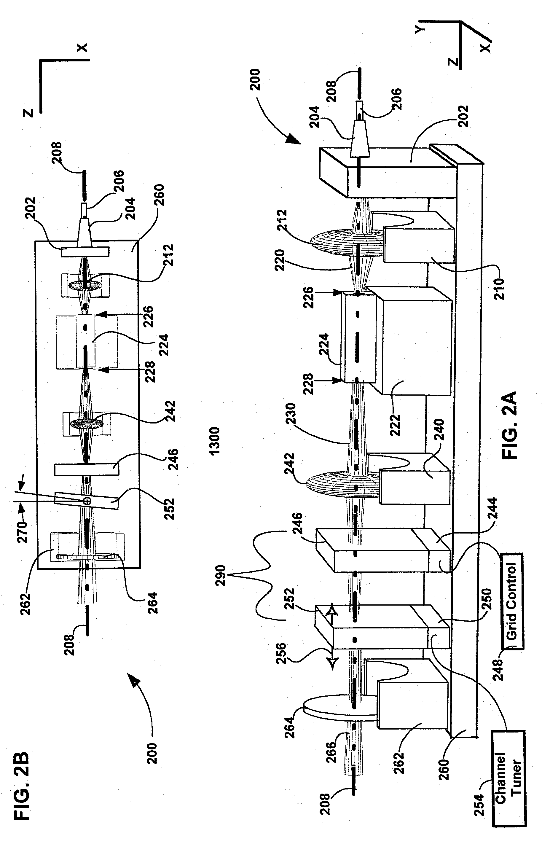 Method and apparatus for filtering an optical beam