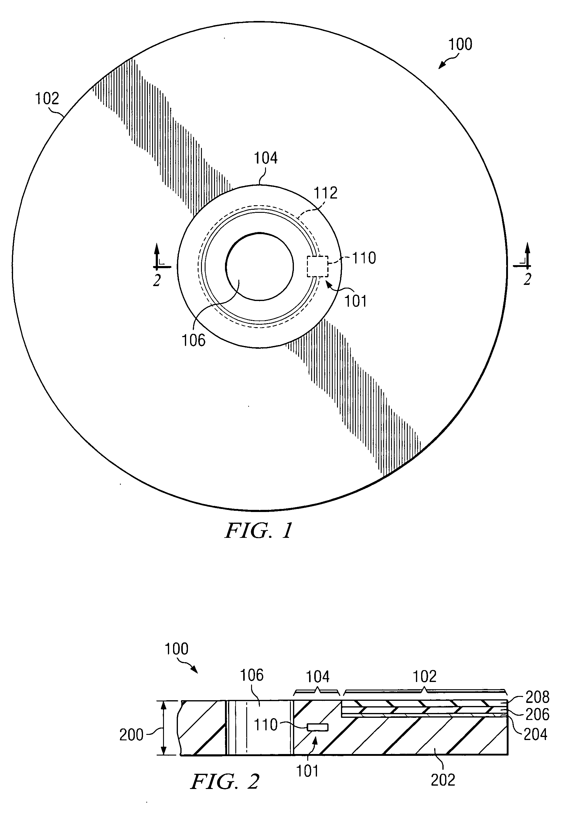 Method and system for source tagging an optical storage device