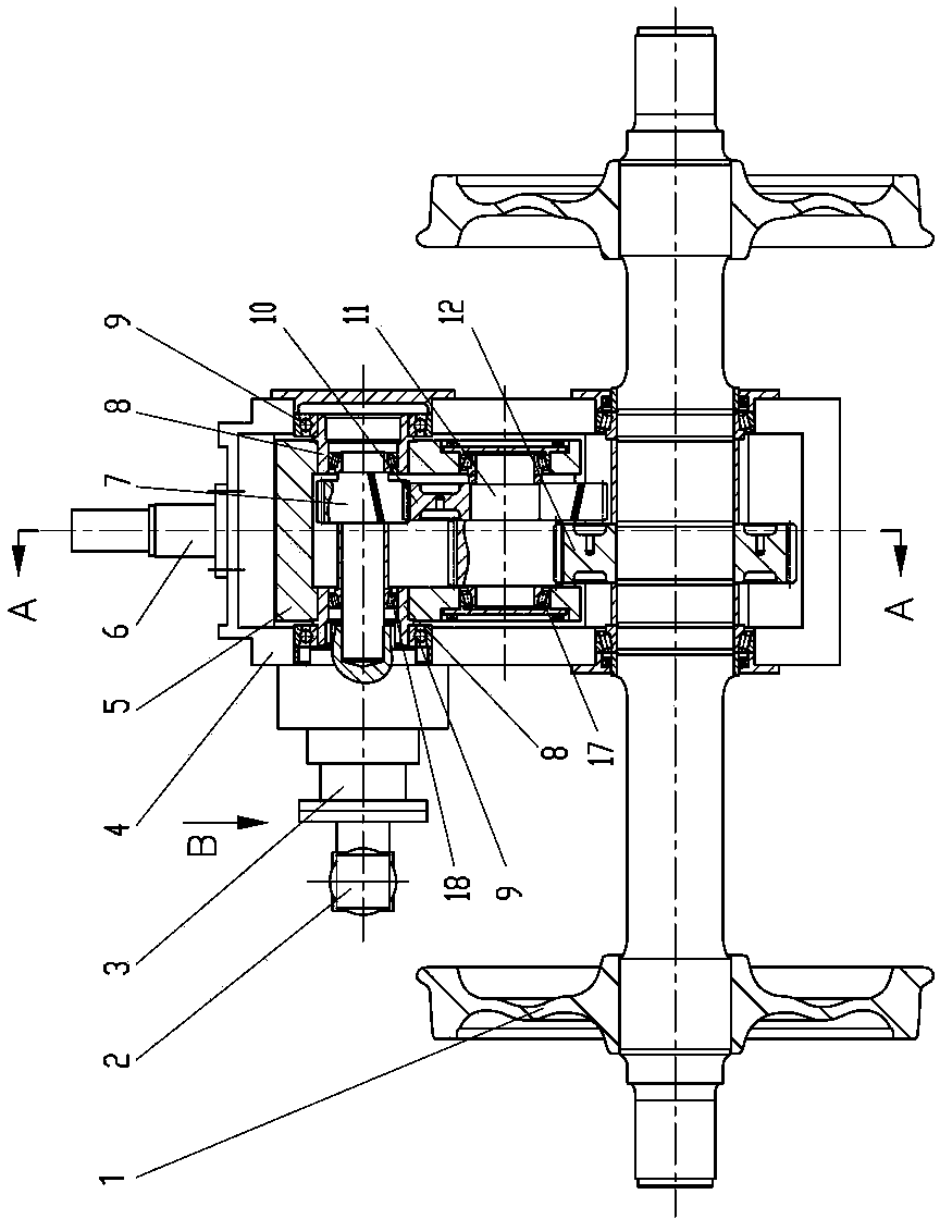Operating gearbox