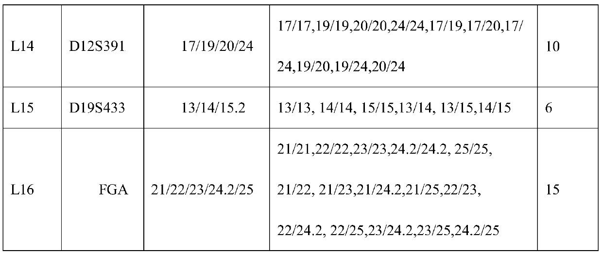 DNA hybrid typing database comparison algorithm