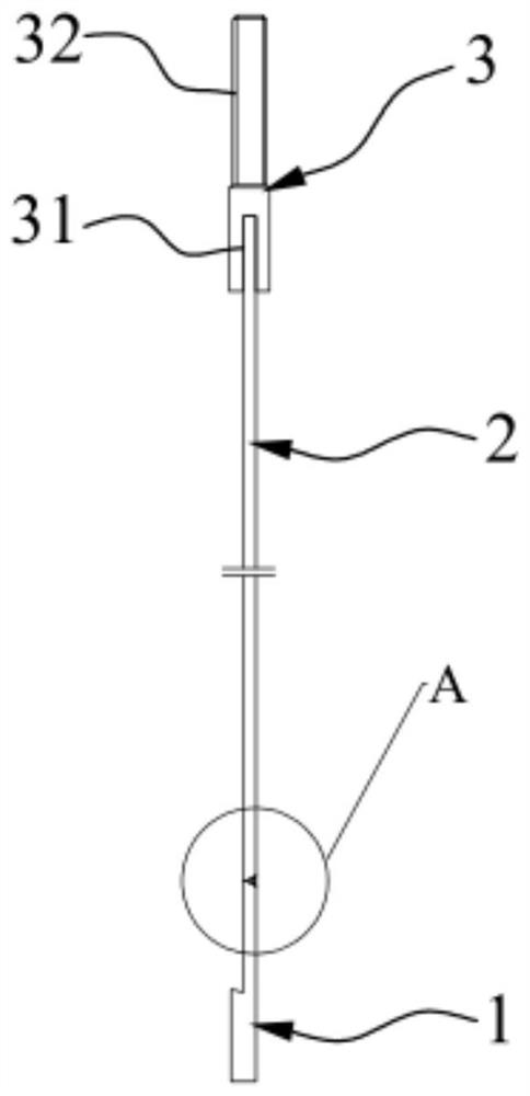 Pulling plate structure of converter transformer