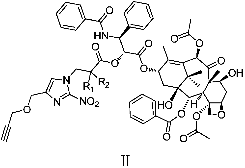 Branched 2-nitroimidazole compound and application thereof in hypoxic selective antitumor prodrugs