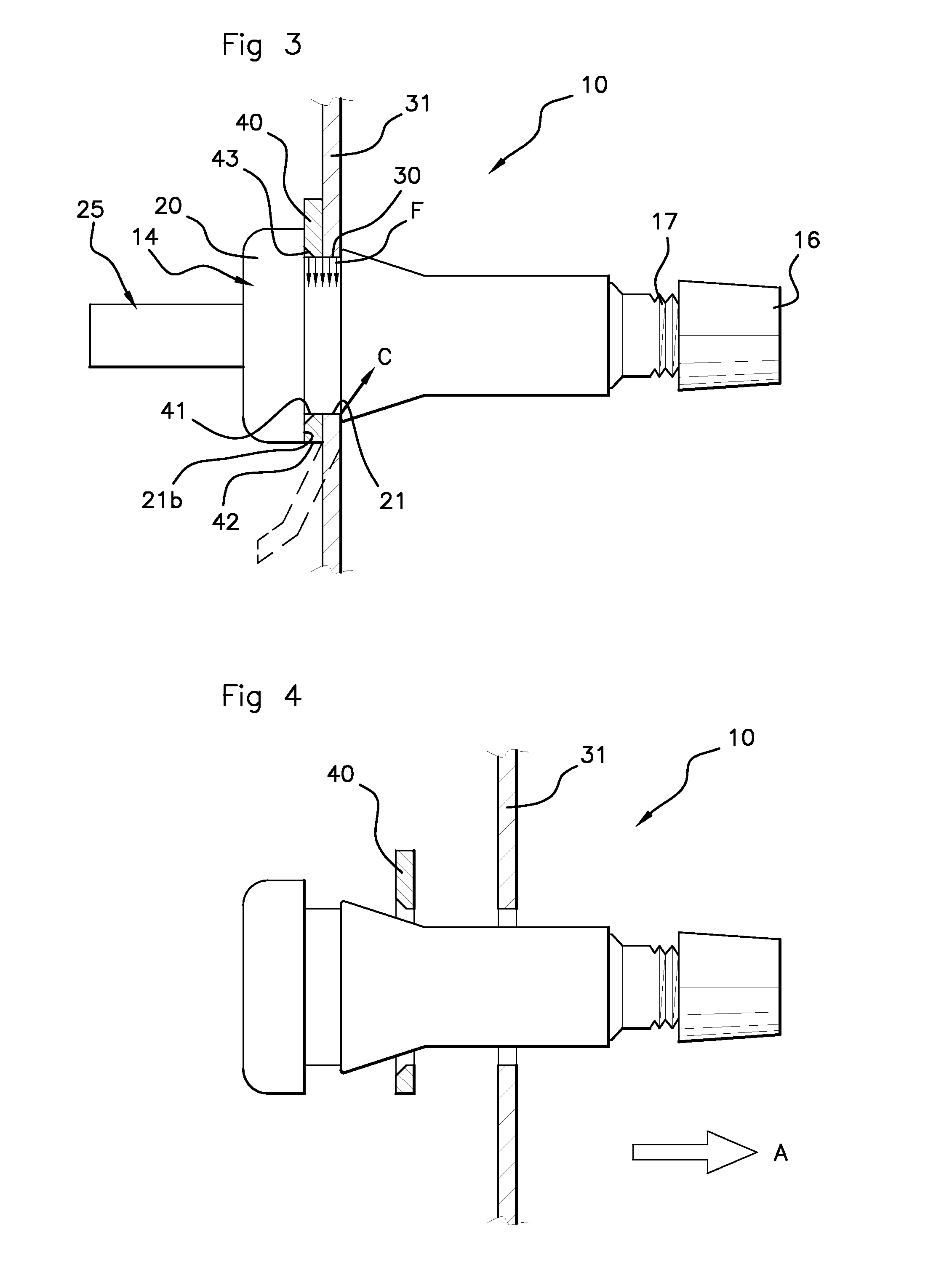 Wheel rim equipped with an inflation valve and method of installation of such a valve