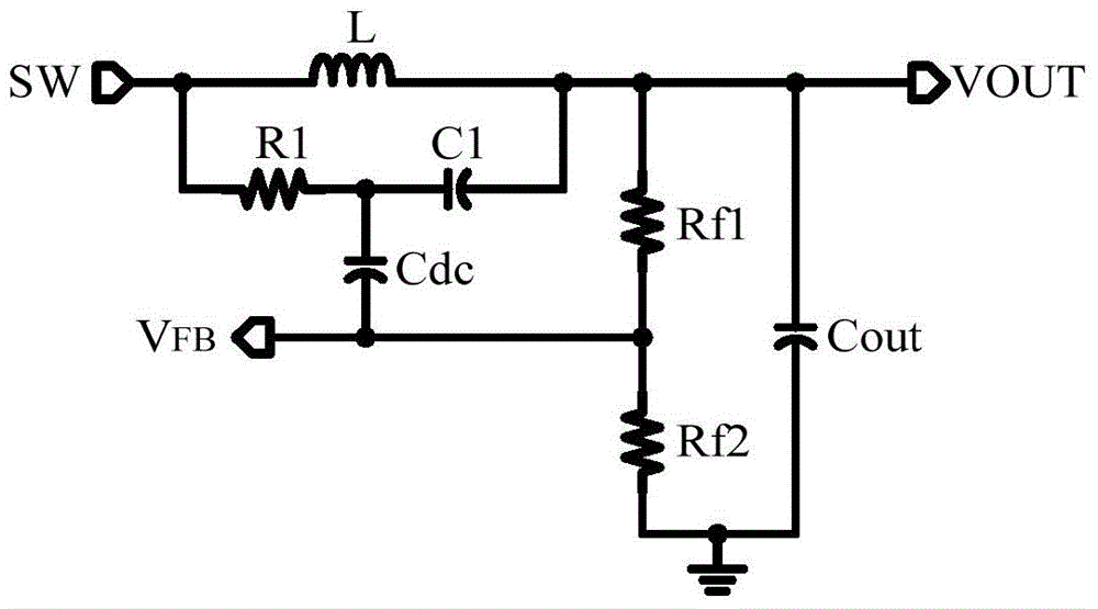 Ripple compensation control circuit for DC-DC converter