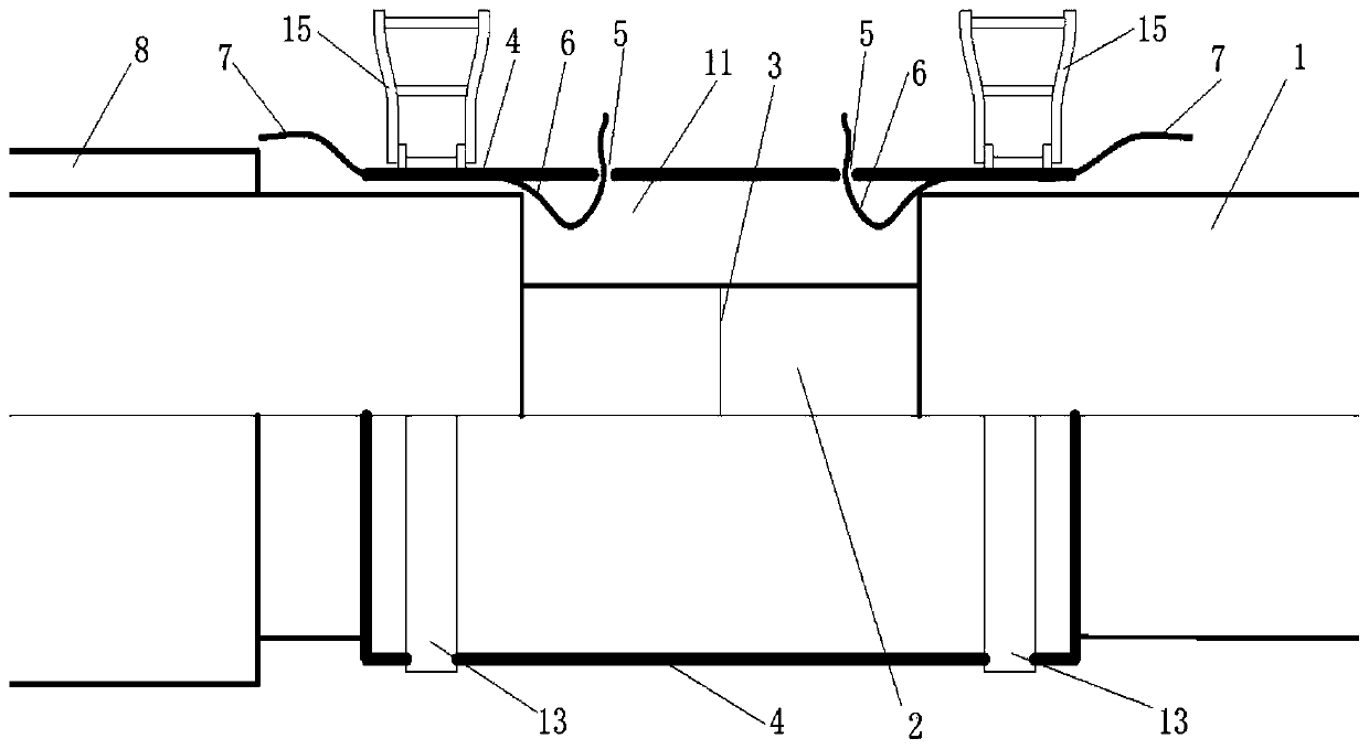 Installation method of a waterproof electric thermal insulation joint