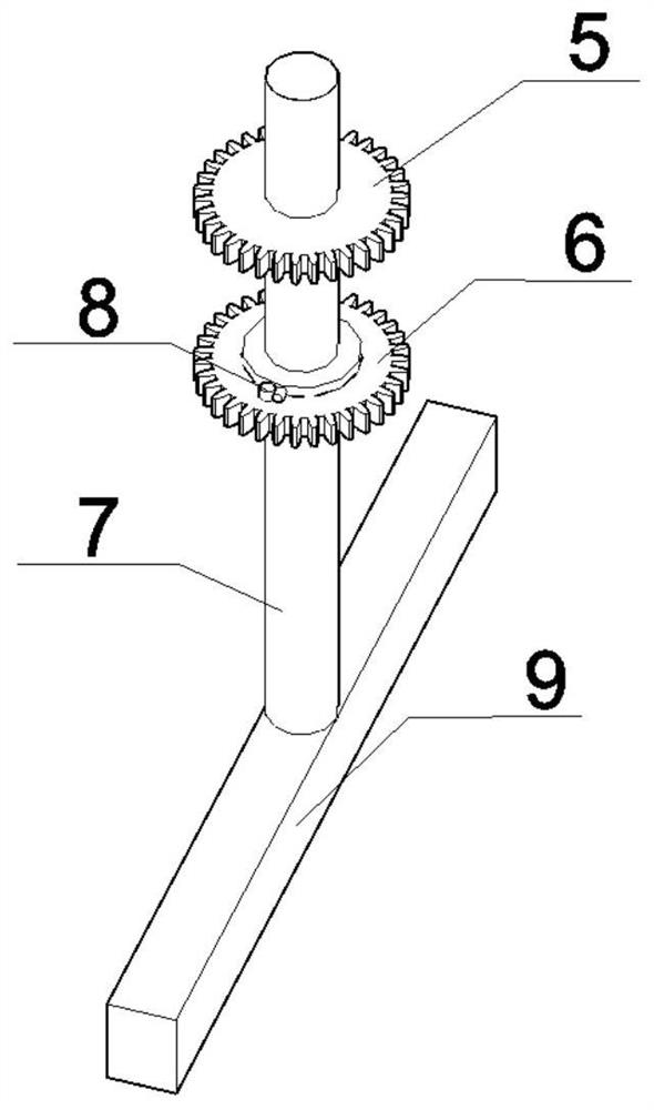 Improved damped rotation type charge level indicator and material level judgment method