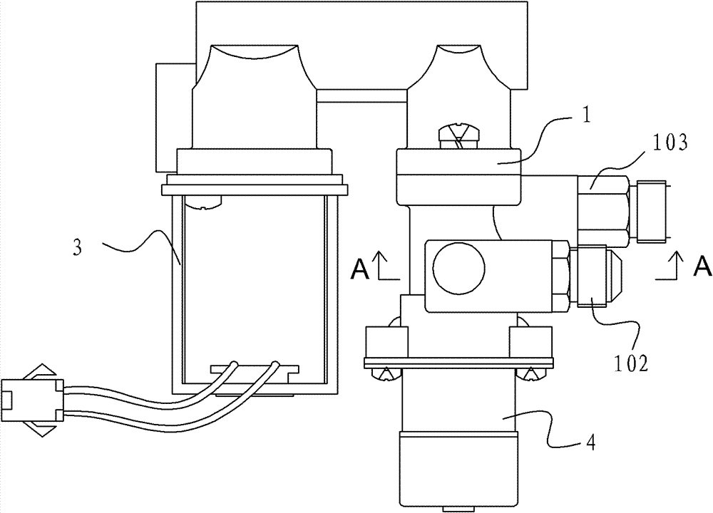 Steplessly adjustable electric control gas valve