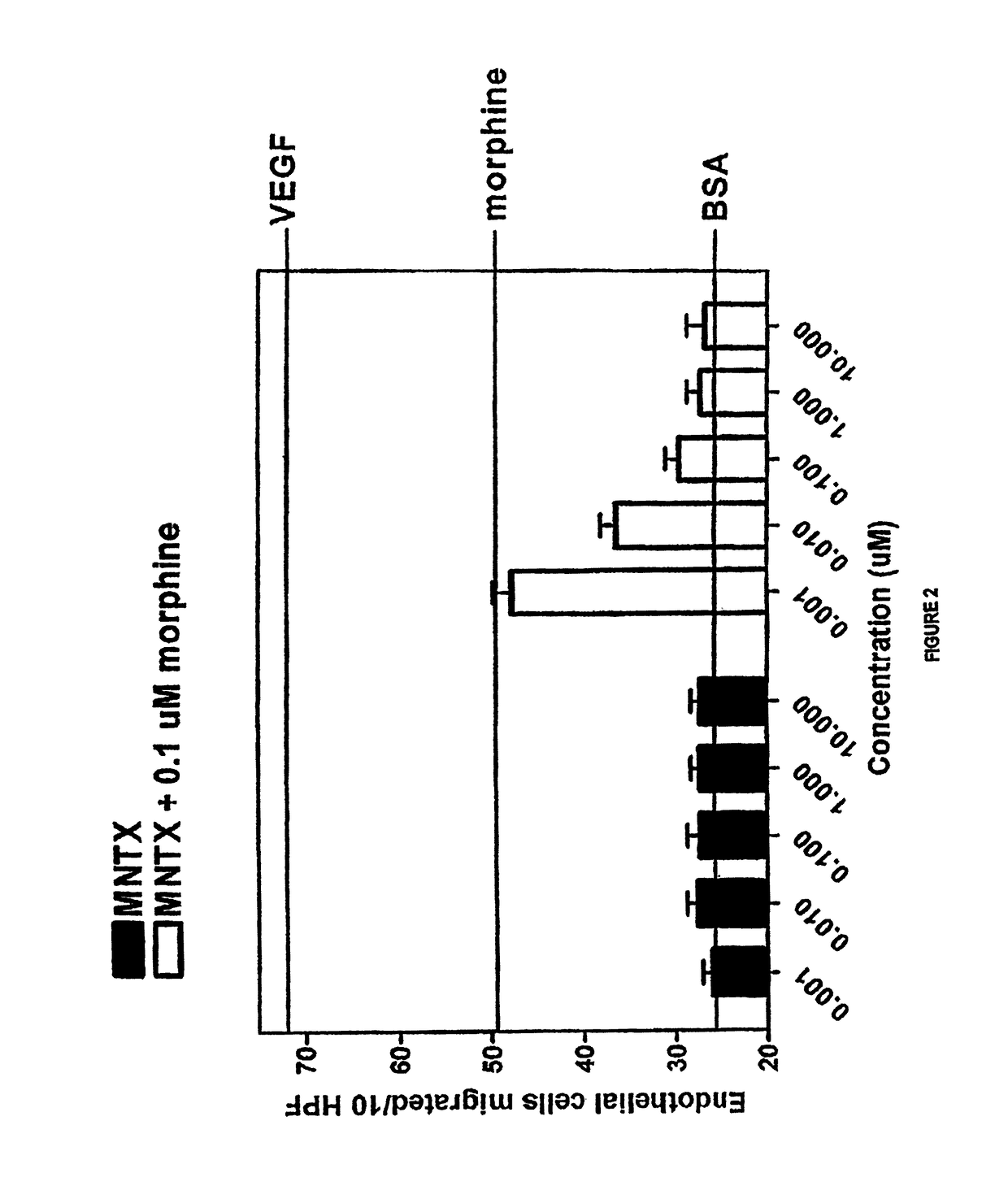 Use of opioid antagonists to attenuate endothelial cell proliferation and migration