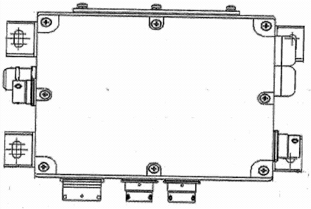 Easy-to-maintain compact high-voltage distribution box