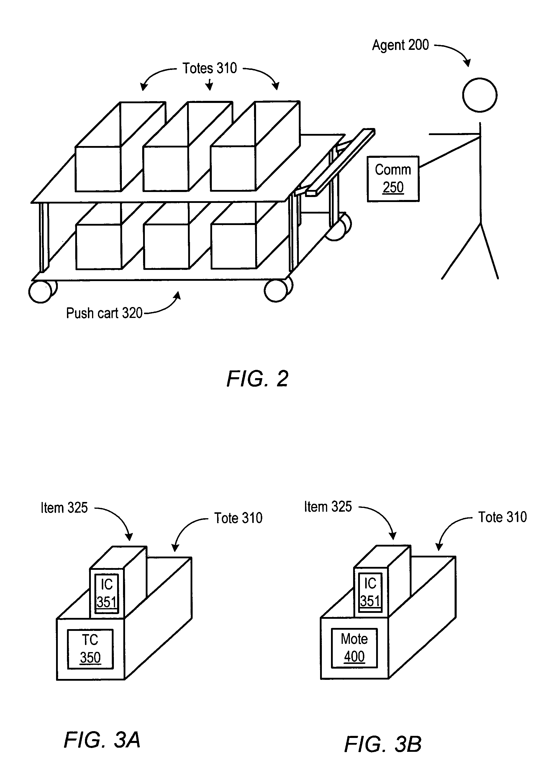 Method and system for agent exchange-based materials handling