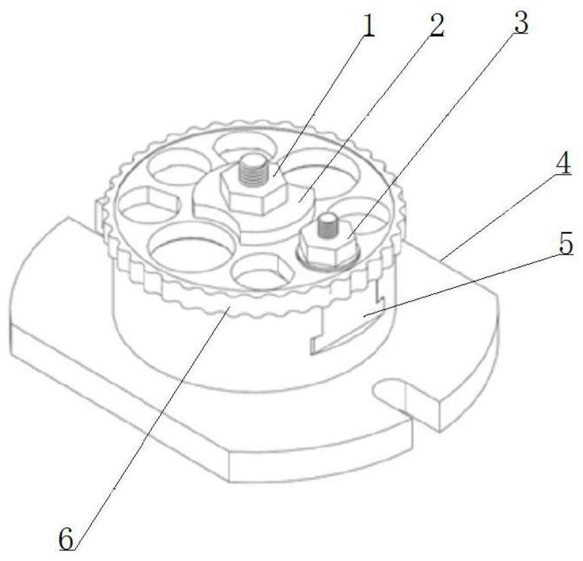 A positioning and tightening device for high-speed machining of cycloidal gears