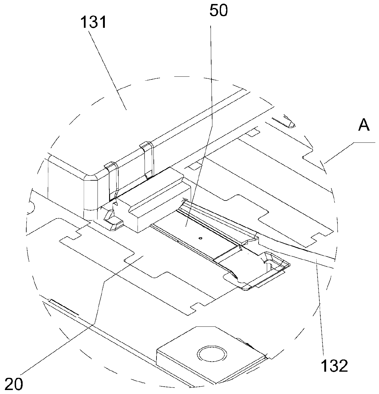 Pitched roof structure and zinc alloy forming die comprising pitched roof structure