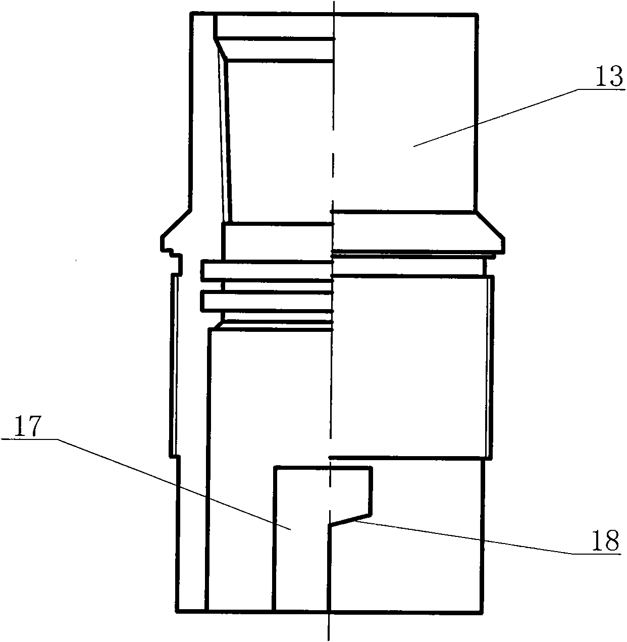 Pressure balancing inclined plane locking-type gradually deblocking packer