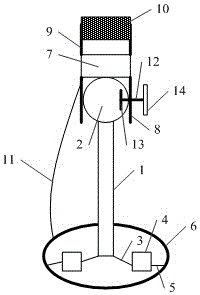 Space-saving oil conveying pipeline supporting device