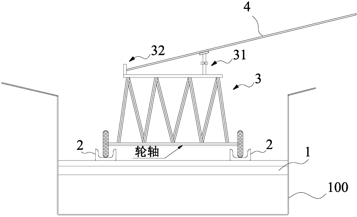 Steel roof color plate transportation method