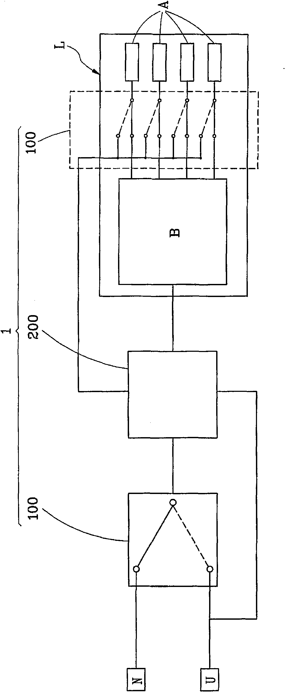 Emergency power supply circuit