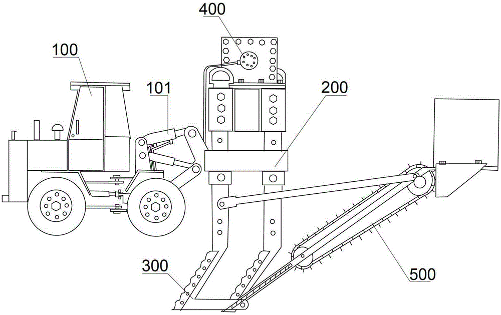 a ditching machine