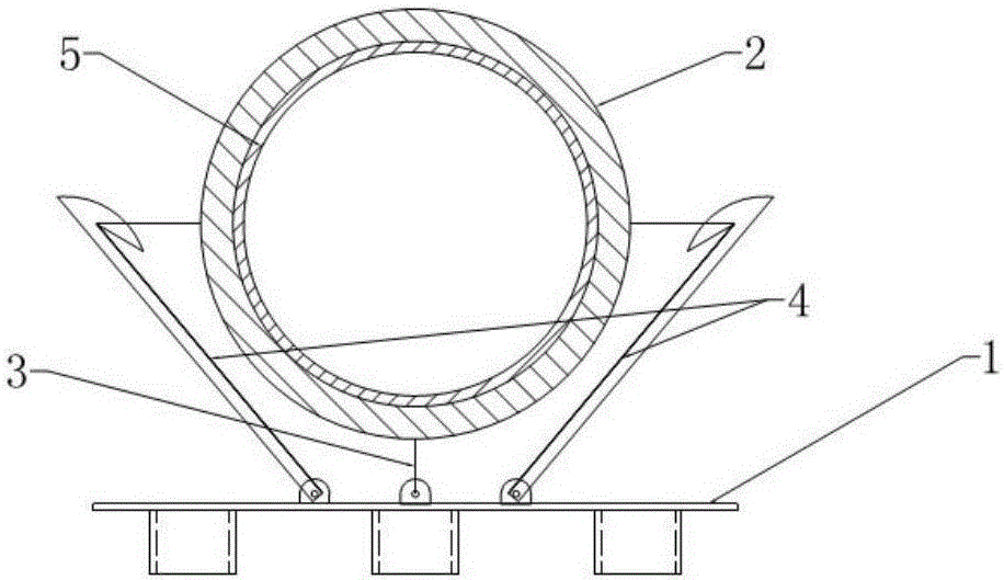 Global buckling control method for anchoring disc type nakedly-laid submarine pipeline