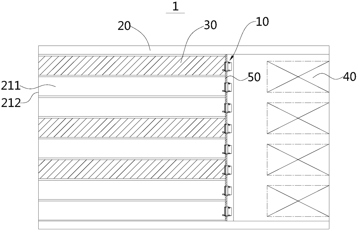Air duct sealing structure and electronic equipment