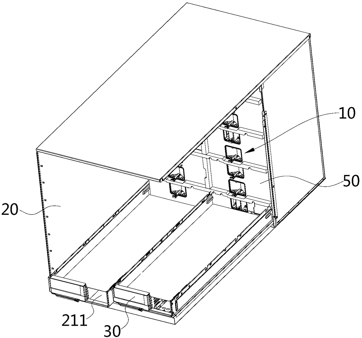 Air duct sealing structure and electronic equipment