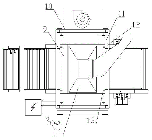 Special integrated production device for furniture parts