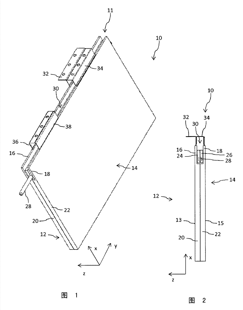 Electrochemical cell unit for a secondary battery