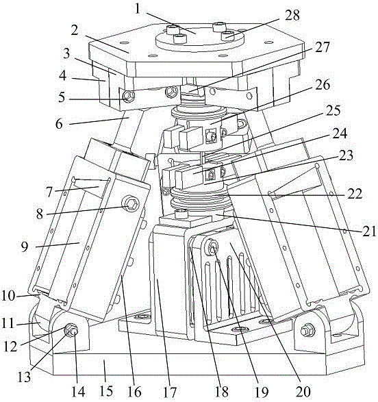 Device and method for testing high-temperature fatigue performance of micro-components under combined stress