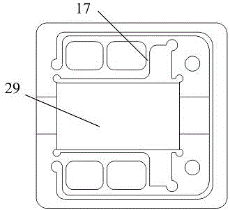 Device and method for testing high-temperature fatigue performance of micro-components under combined stress