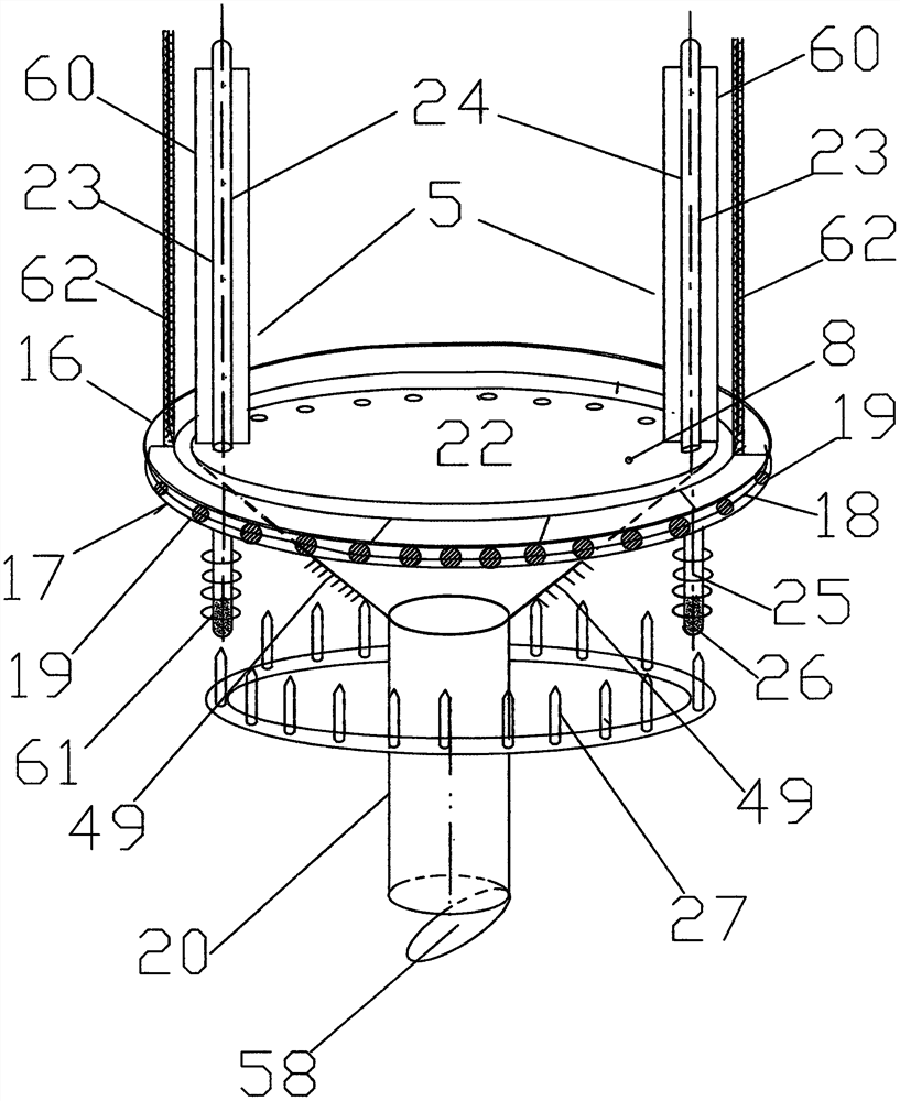 Efficient and safe garbage cracking gasification furnace