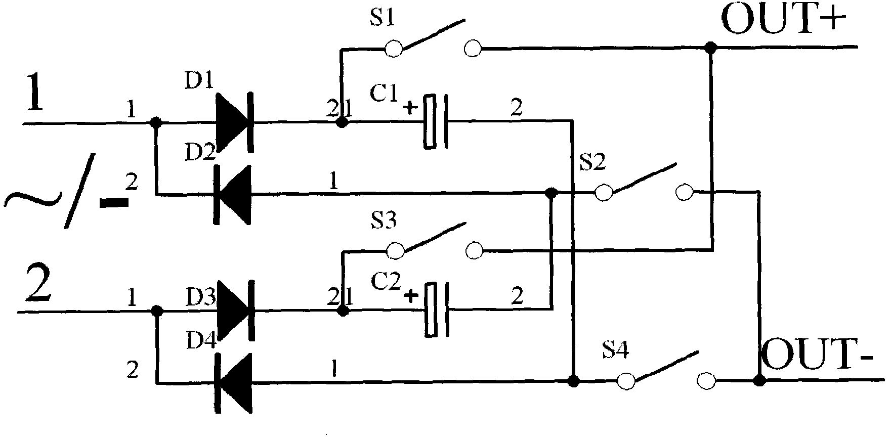 Low-frequency soft-pulse charging circuit and low-frequency soft-pulse charging method