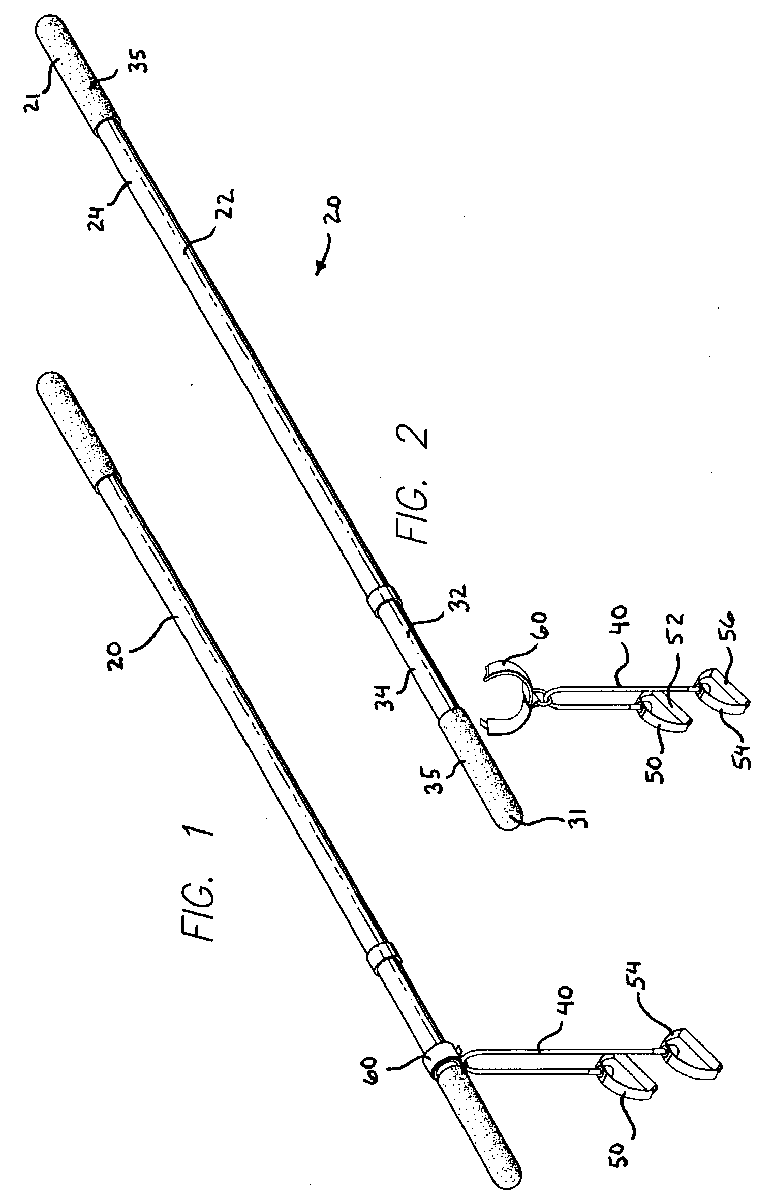 Portable exercise apparatus and method