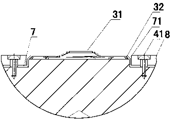 Plane contact device used for rapidly conducting large current