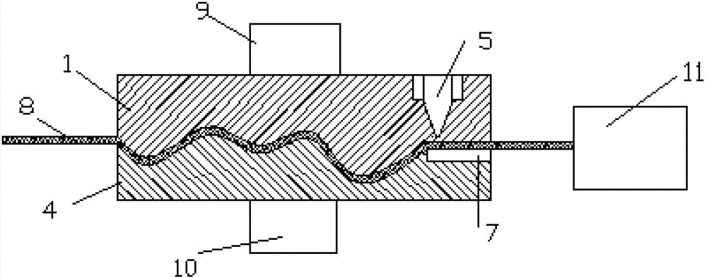 Clamping method of clamp for steel wire rope