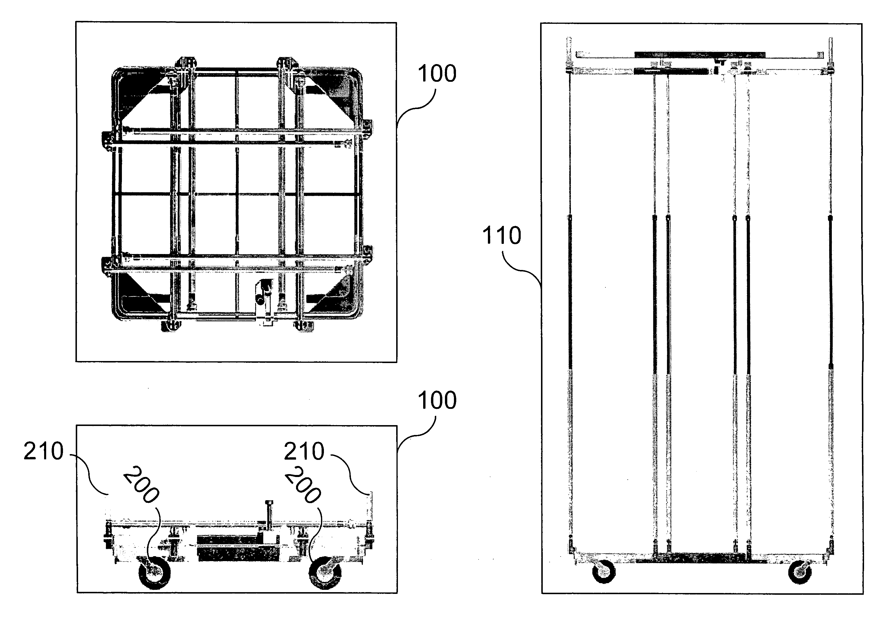 Mechanically Expandable/Collapsible and Electronically Secured Container