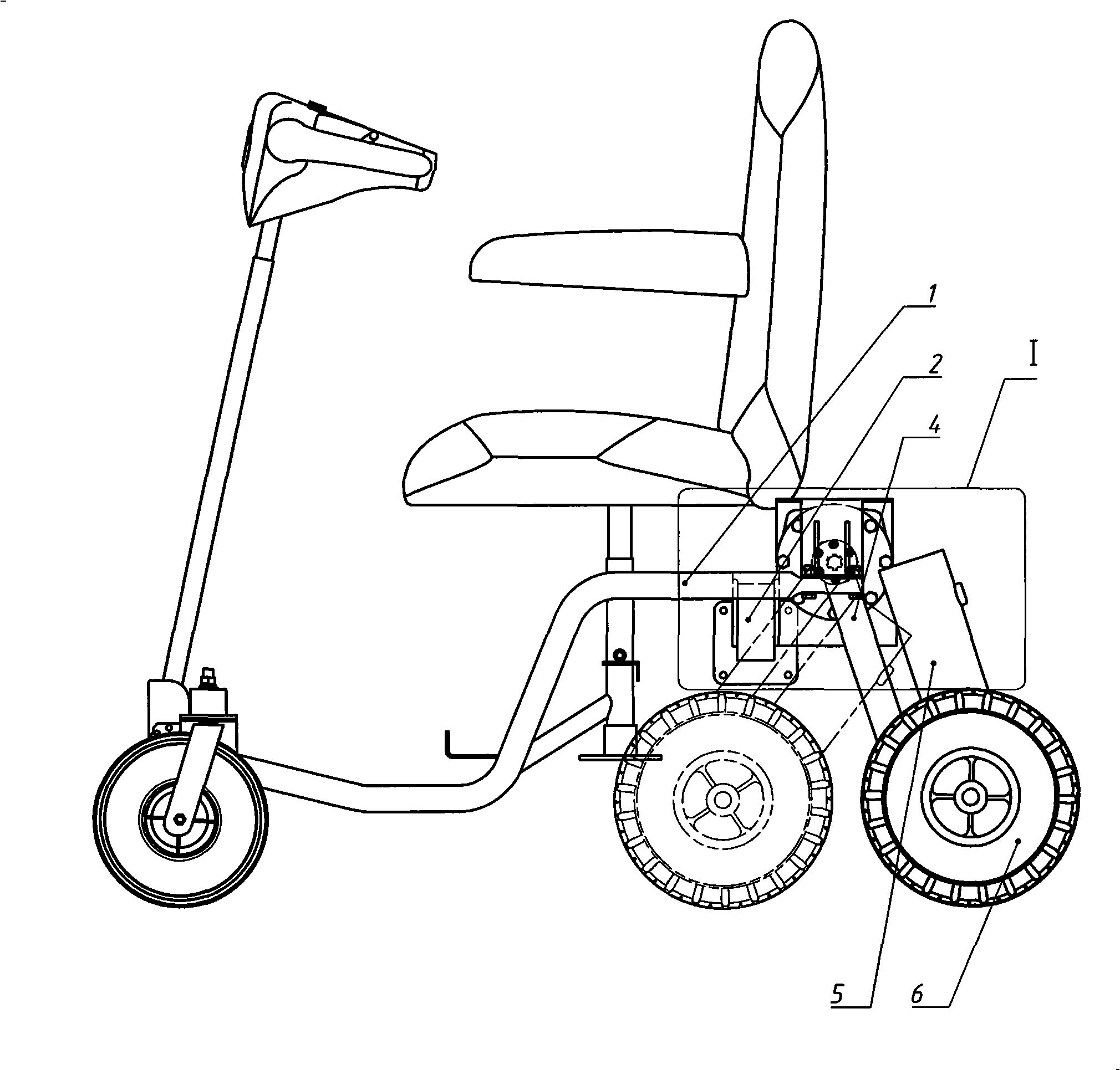 Electric bicycle rear suspension system with worm and gear mechanism for regulating wheelbase