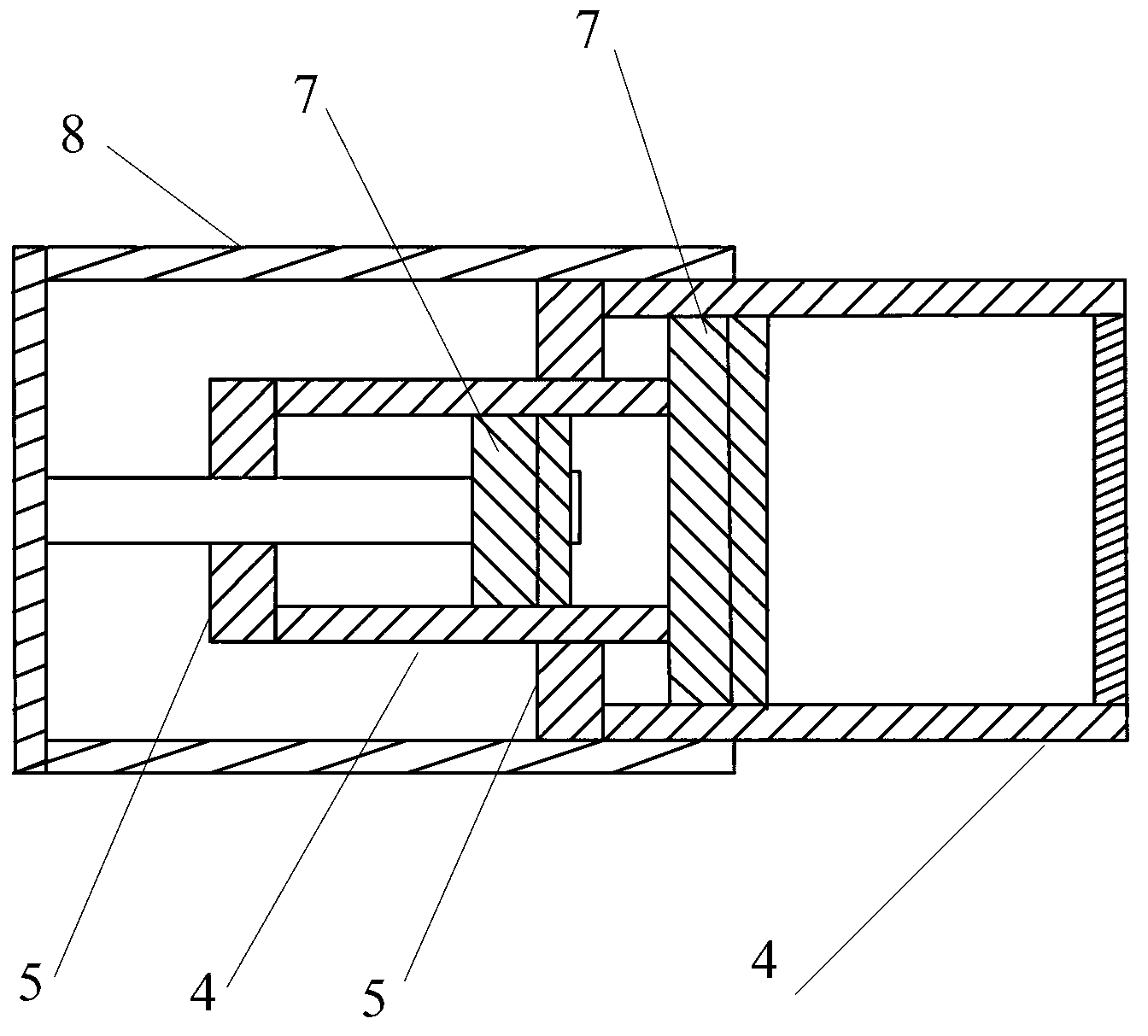 Working method of two-stage buffer suitable for adjusting buffer sequences of all stages