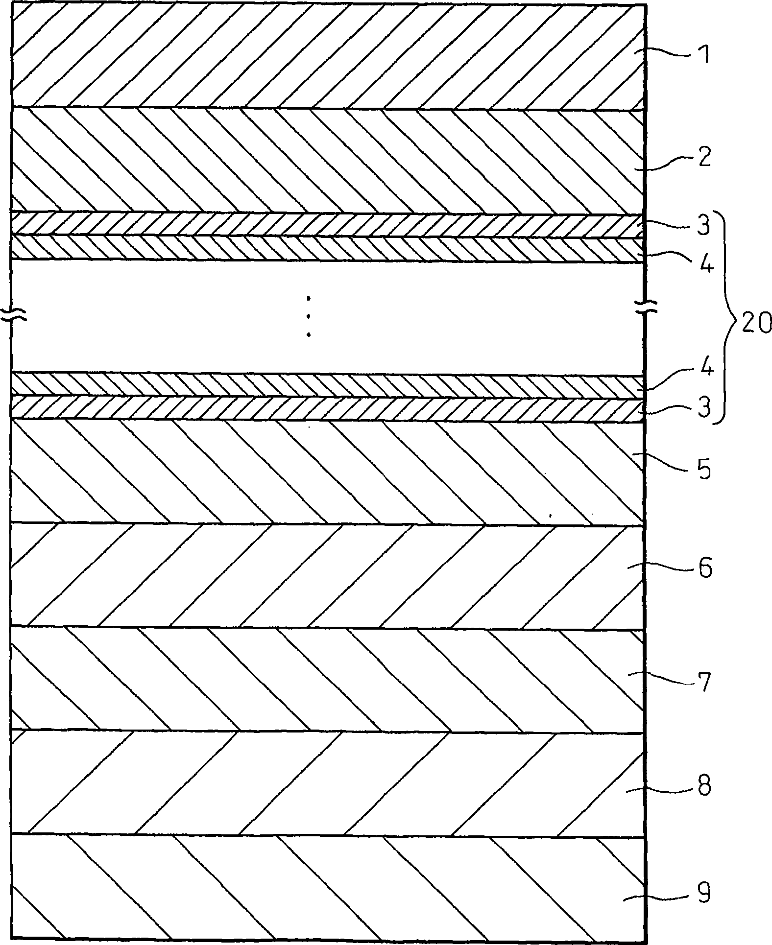 III nitride compound semiconductor laminated structure