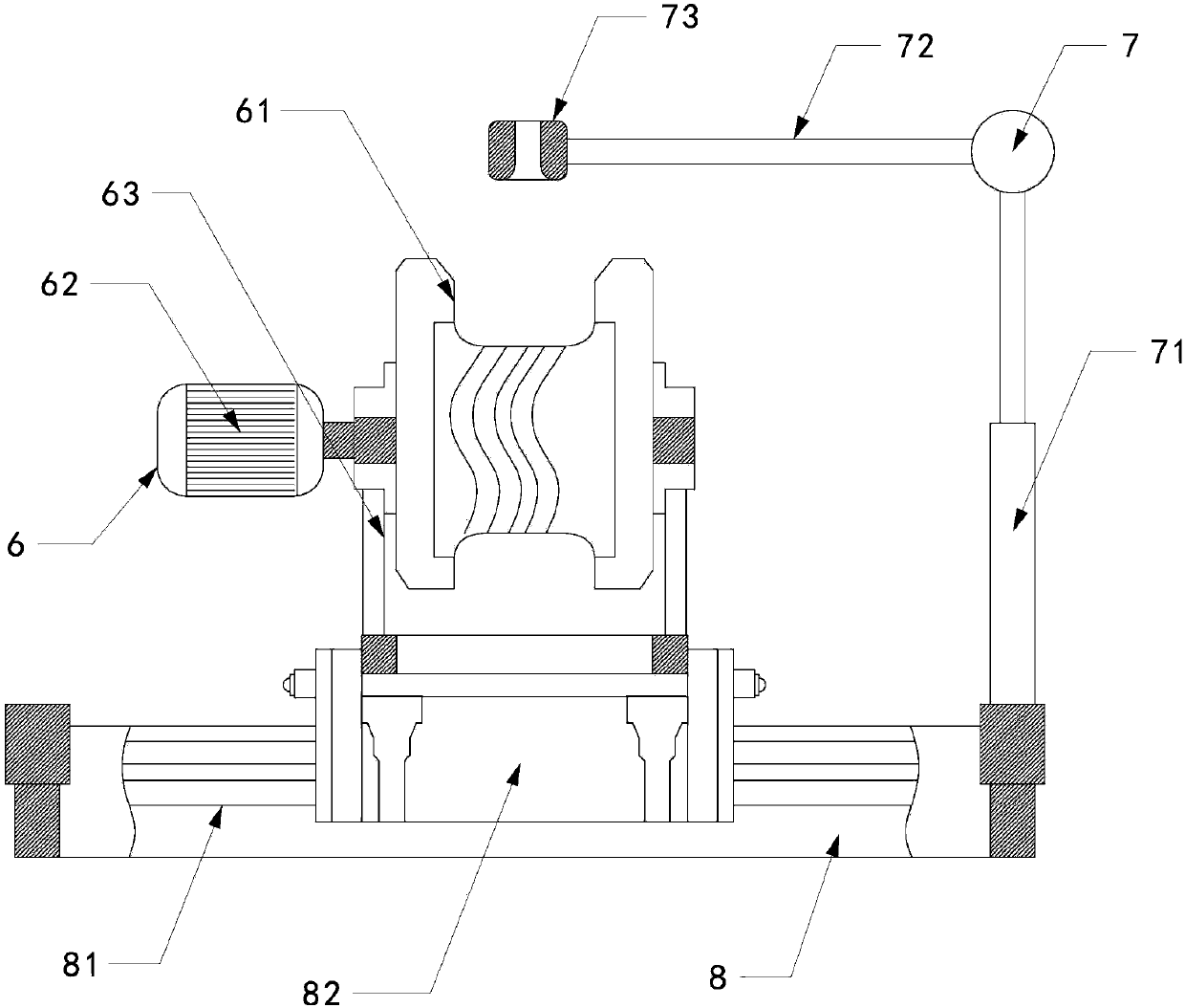 Anti-fracture water-cooling automatic water-removing wire-winding metal drawing machine equipment