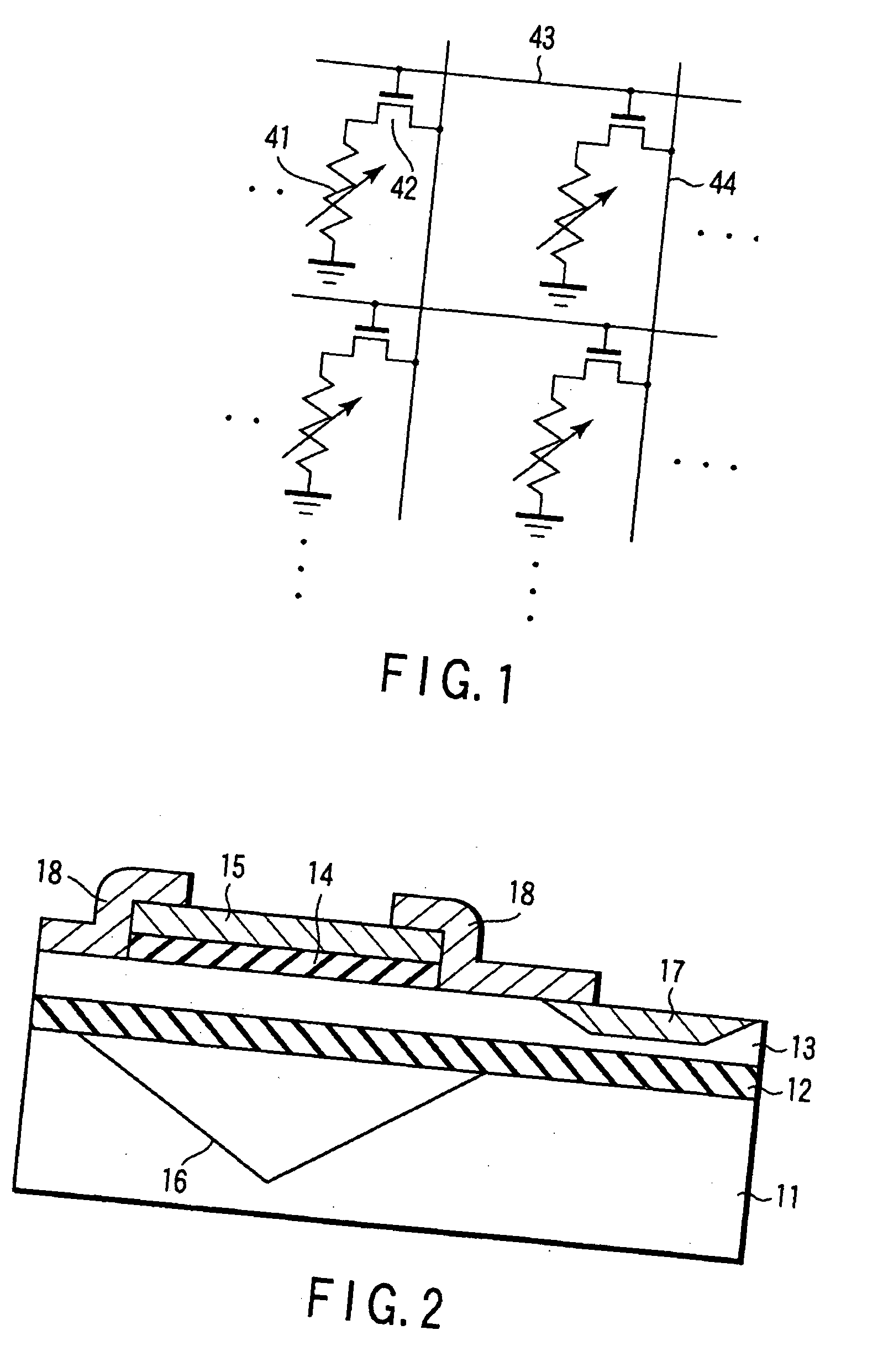 Infrared ray detecting type imaging device