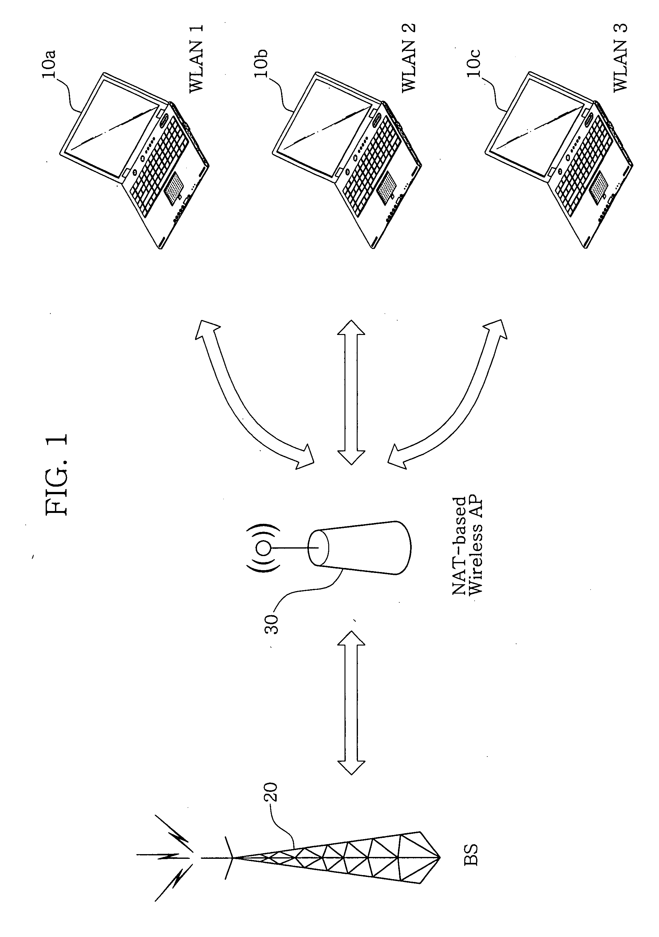 Method and system for WiBro network interworking in wireless terminal