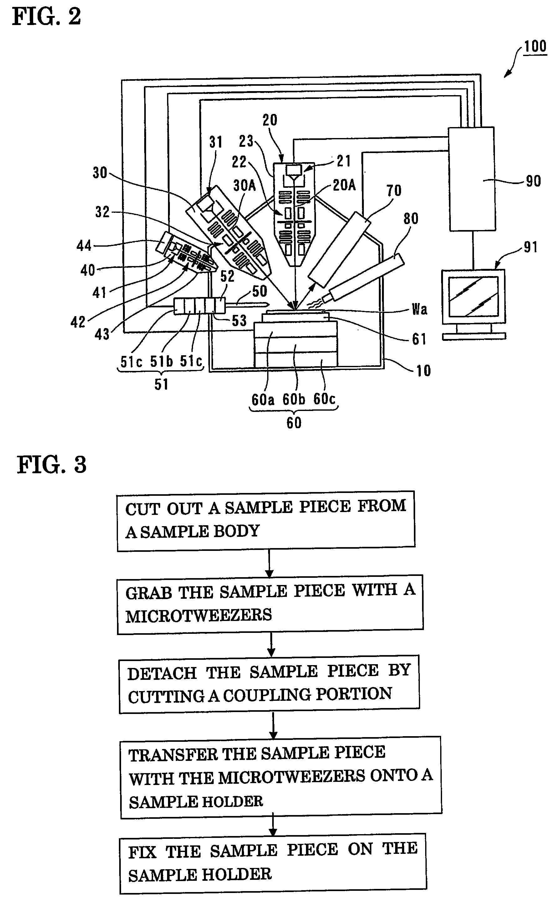 Method of preparing a transmission electron microscope sample and a sample piece for a transmission electron microscope