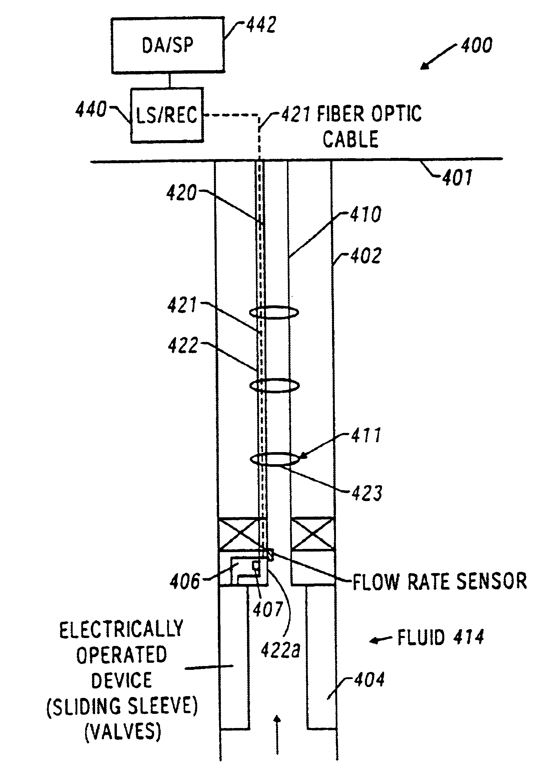 Method and apparatus of providing an optical fiber along a power supply line