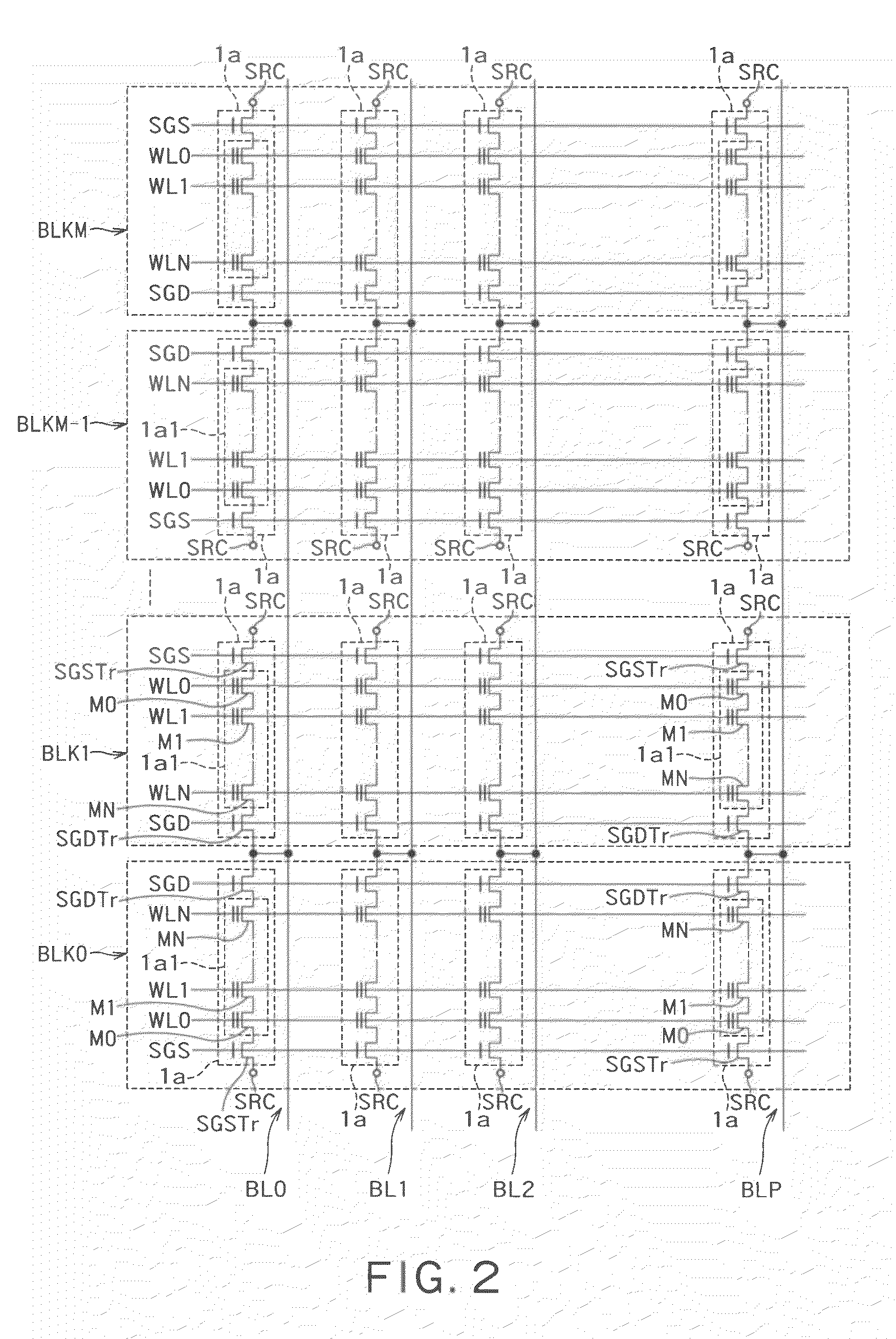 Method of evaluating a semiconductor storage device