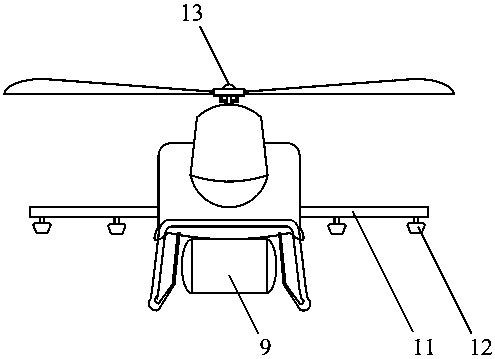 Petrol-drive plant protection unmanned aerial vehicle capable of adding water only instead of pesticide