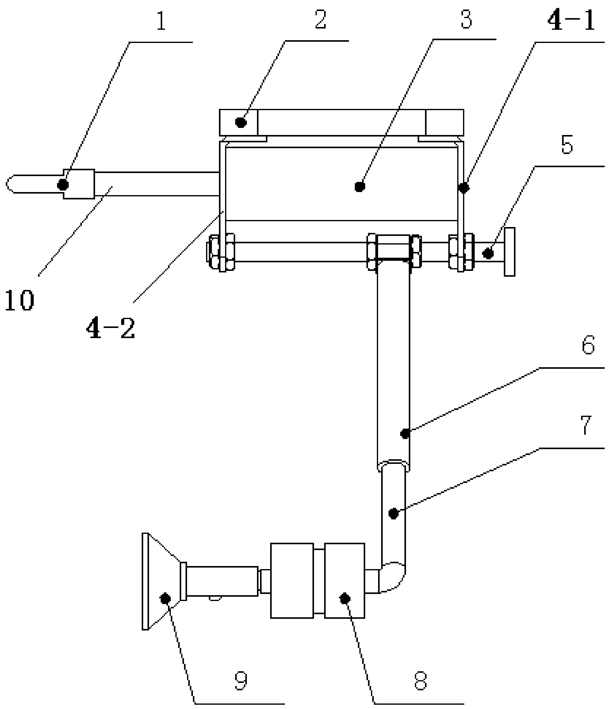 Door opening and closing performer for washing machine with force-adjustable type mechanical arm